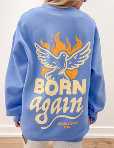 Born Again Dove Crewneck