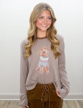 Load image into Gallery viewer, A Dog Wearing A Sweater Crew Neck LS Top