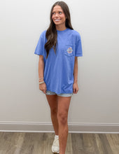 Load image into Gallery viewer, Old Row Circle Logo SS Pocket Tee in Mystic Blue