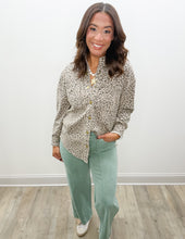 Load image into Gallery viewer, Never Miss Me Brushed Animal Print Shacket