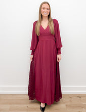 Load image into Gallery viewer, Ain&#39;t No Way Lace Panel V-Neck Maxi Dress