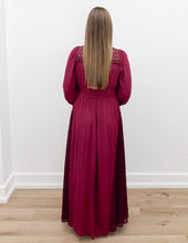Load image into Gallery viewer, Ain&#39;t No Way Lace Panel V-Neck Maxi Dress