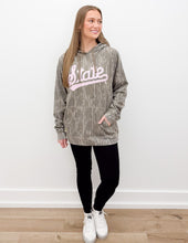 Load image into Gallery viewer, Pink State Script Mossy Oak Hoodie