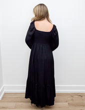 Load image into Gallery viewer, You Got Me Bow Satin Maxi Dress