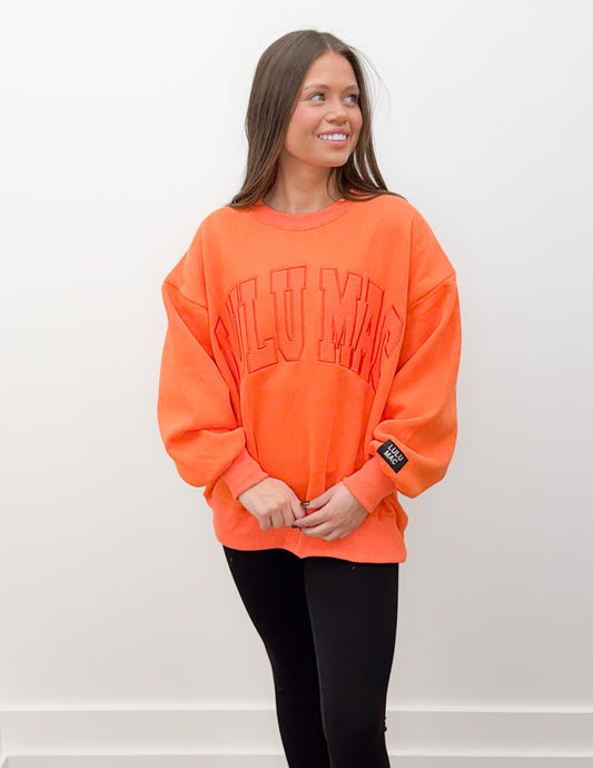 Lulu Mac MONO Sweatshirt in Orange