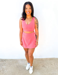 Free People Volley Skirt in Hibiscus