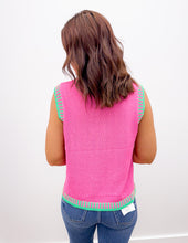 Load image into Gallery viewer, Be Loved Color Block Sleeveless Knit Top