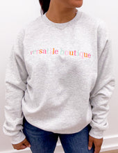 Load image into Gallery viewer, Versatile Logo Sweatshirt in Grey