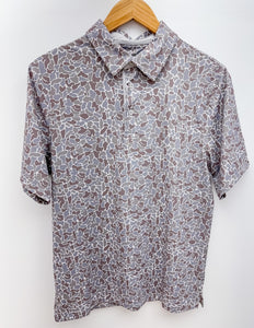 Southern Shirt Men's Hunters Hideaway Printed Polo in Ridgeline