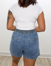 Load image into Gallery viewer, It's A Star Elastic Waist Mini Shorts
