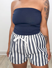 Load image into Gallery viewer, Answer Me Double Layer Tube Top in Navy