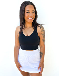 Something Like That Aligned Performance Tank in Black