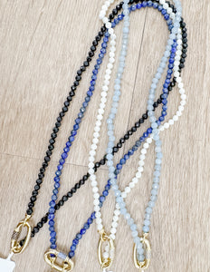 Kendra Scott Emery Beaded Necklace in Gold/Black Agate
