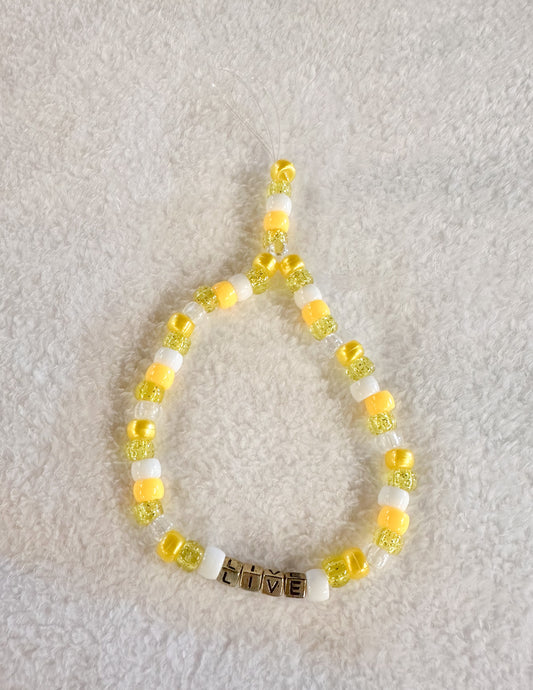 Keeping Cool Phone Strap Yellow