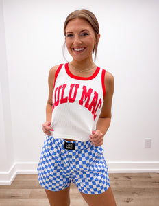 Lulu Mac White/Red Tank