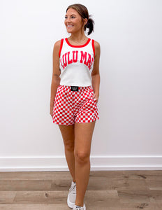 Lulu Mac White/Red Tank