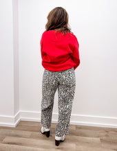 Load image into Gallery viewer, Lulu Mac Logo Sweatshirt in Red/White