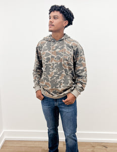 Coastal Cotton Brown Camo Hoodie
