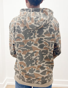 Coastal Cotton Brown Camo Hoodie