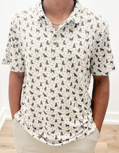 Burlebo Performance Polo in Ducks and Dogs