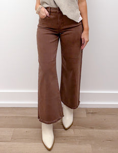 In Trouble Now Tummy Control Hight Rise Crop Jeans