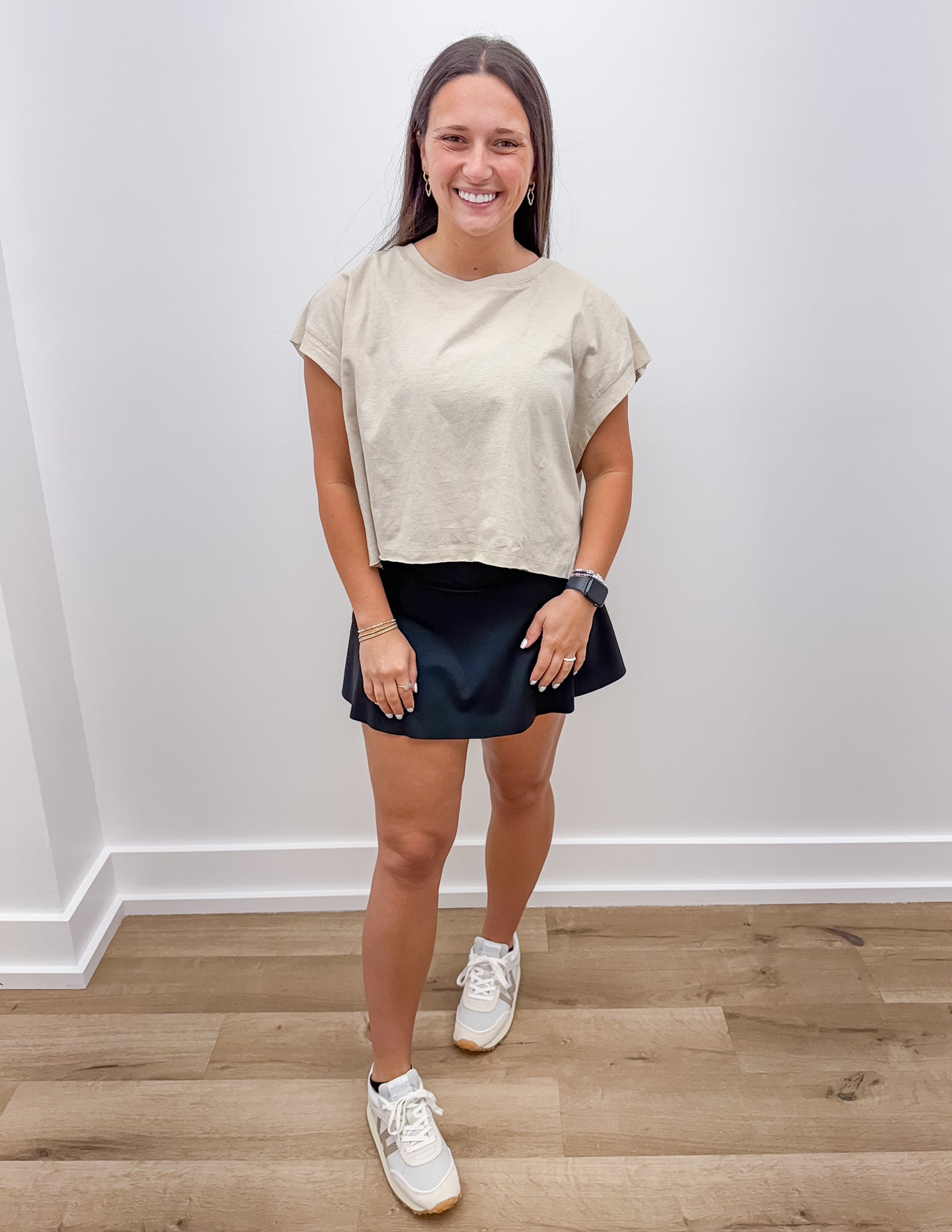 Fly With You Open Back Top in Sand Beige