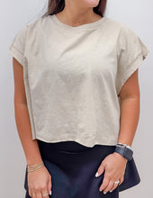 Load image into Gallery viewer, Fly With You Open Back Top in Sand Beige