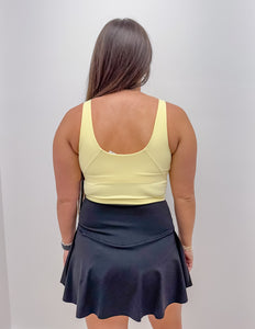 Something Like That Aligned Performance Tank in Lemon