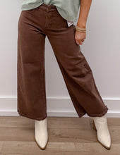 Load image into Gallery viewer, In Trouble Now Tummy Control Hight Rise Crop Jeans