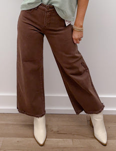 In Trouble Now Tummy Control Hight Rise Crop Jeans
