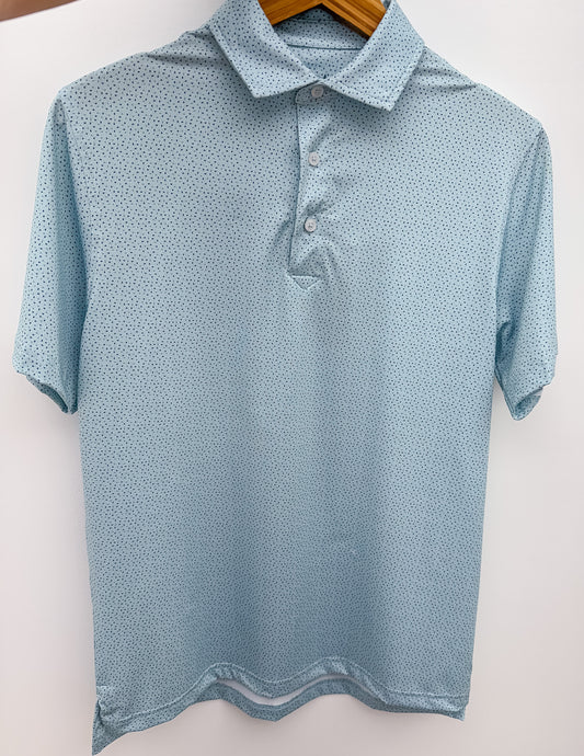 Coastal Cotton Kaleidoscope Printed Performance Polo