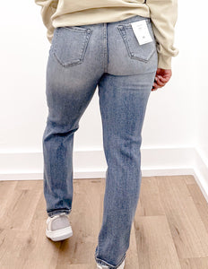 Tongue Tied High Rise Mom Jeans
