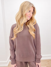 Load image into Gallery viewer, Sweet Dreams Air Scuba Sweatshirt in Chocolate