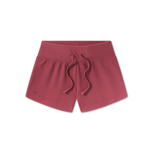 Southern Marsh Women's Reagan Relaxed Waffle Shorts in Rhubarb