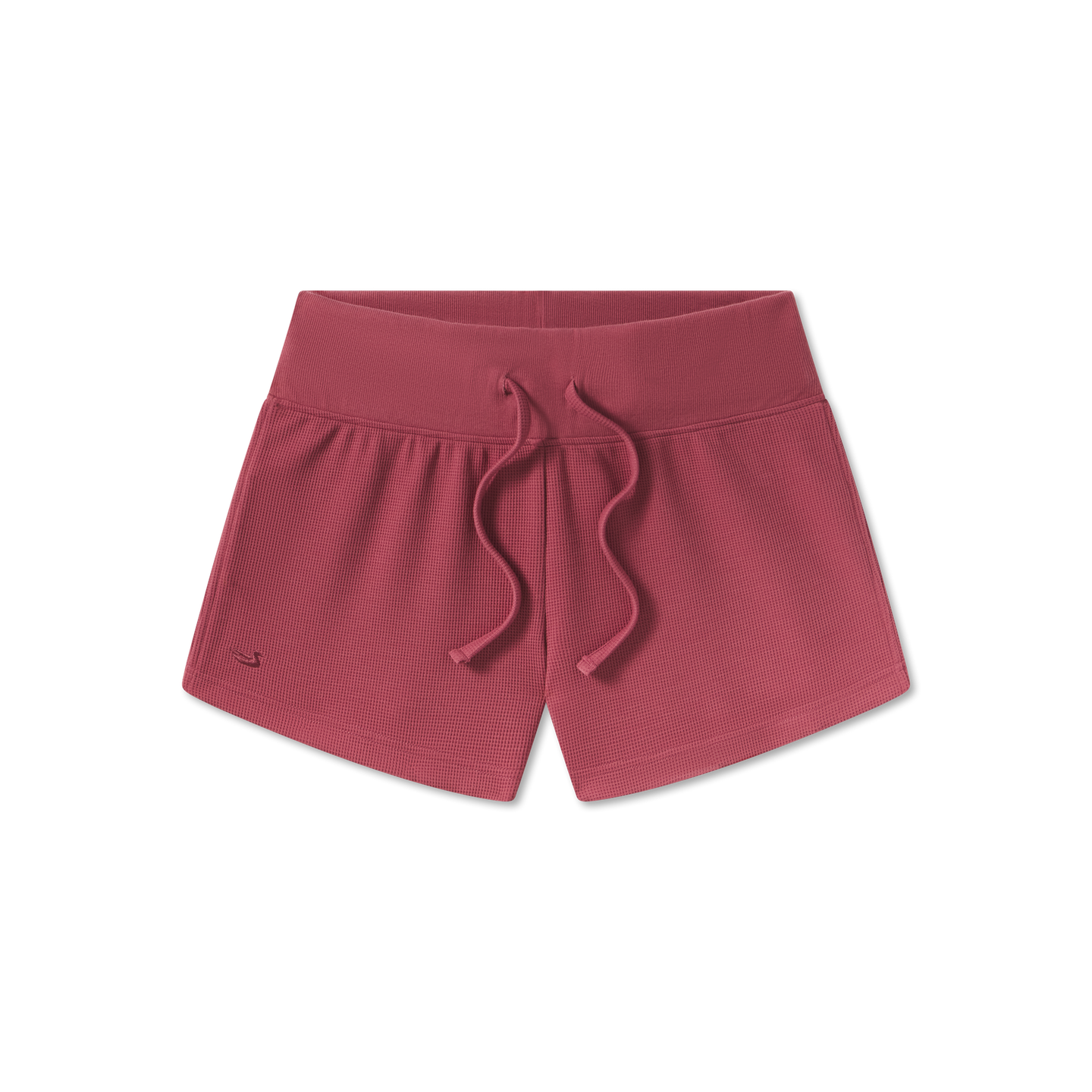 Southern Marsh Women's Reagan Relaxed Waffle Shorts in Rhubarb