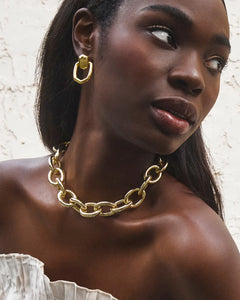 Kendra Scott Kaia Gold Open Frame Earring