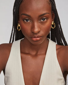 Kendra Scott Kaia Gold Open Frame Earring