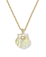 Load image into Gallery viewer, Kendra Scott Lucia Shell Pndnt Necklace in Gold/Iridescent Abalone
