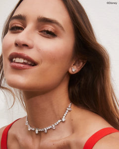 Kendra Scott Mickey Mouse Silver Stud Earrings in White Pearl