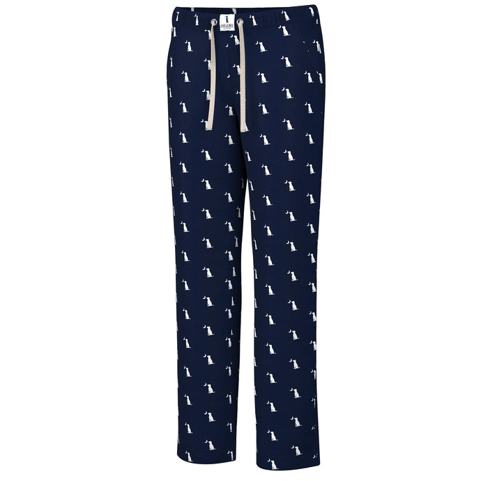 Local Boy Pajama Pants in Navy Dog & Moon