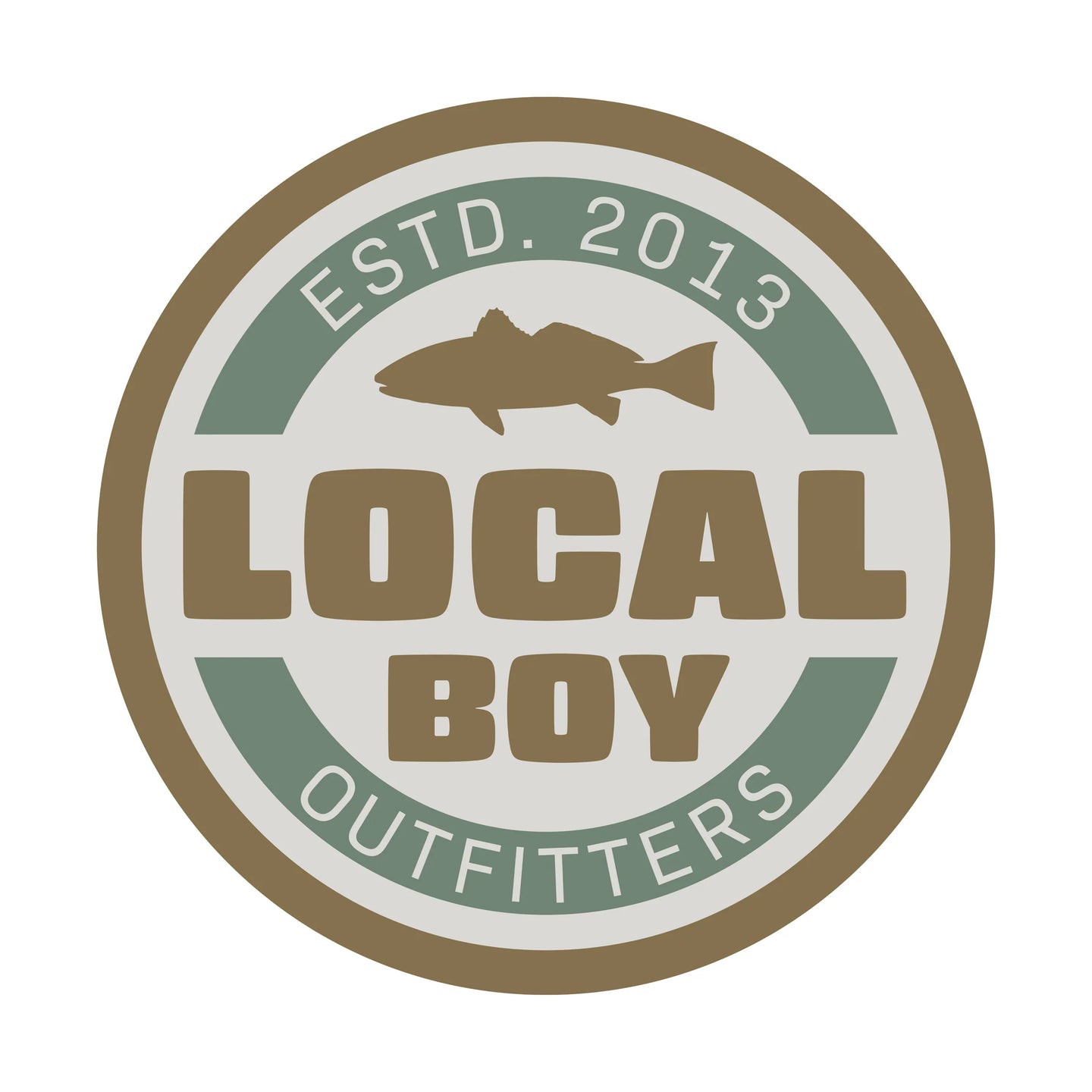 Local Boy Classic Red Decal