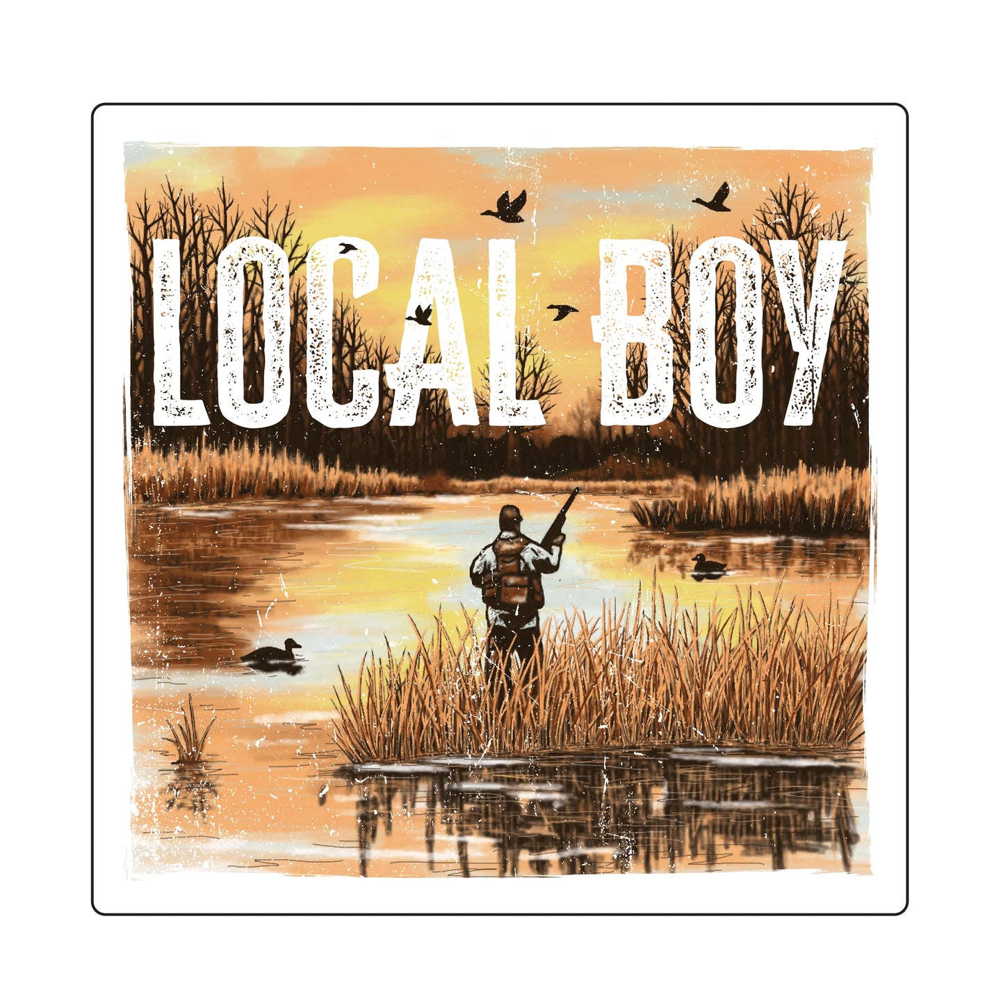 Local Boy Waterfowl Watch Decal