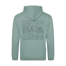Load image into Gallery viewer, Local Girl Brushwood Hoodie in Field &amp; Forest