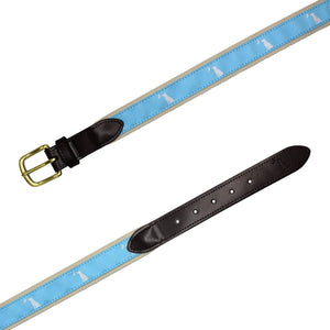 Local Boy Ribbon Belt in Light Blue