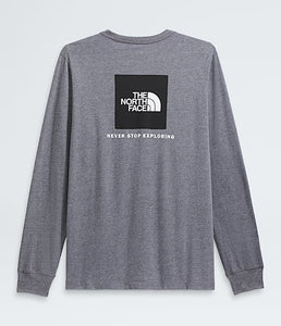 The North Face Men’s Evo Box NSE Reg LS Tee in TNF Mid Grey