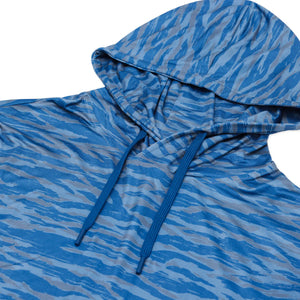Burlebo Men's Performance Hoodie in Tiger Stripe Camo