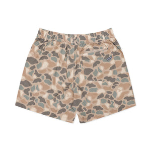 Burlebo 7" Everyday Pintail Camo Shorts with Brown Pocket