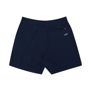 Burlebo 7" Everyday Shorts in Deep Water Navy with Mayan Pocket