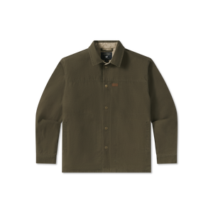 Southern Marsh Bishop Rugged Canvas Jacket in Dark Olive