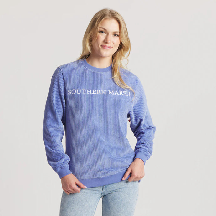 Southern Marsh Sunday Morning Sweater-Vintage Cord in Lilac